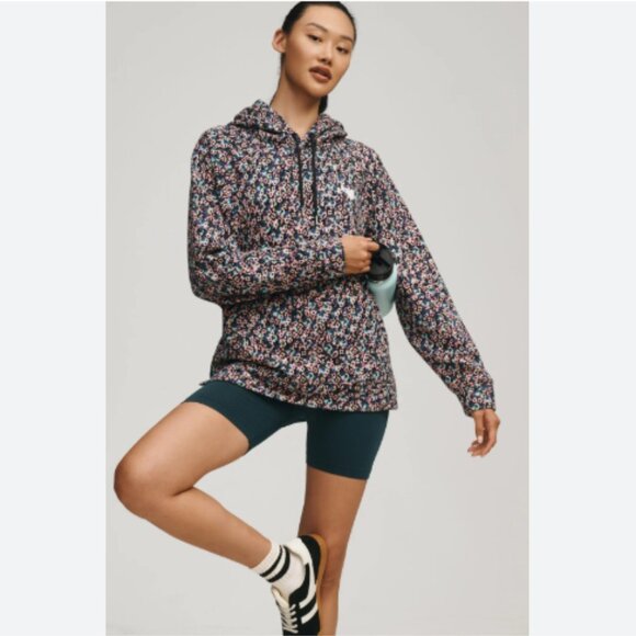 Brand New Gola x Anthropologie Floral Print Hooded Sweatshirt - Picture 5 of 13